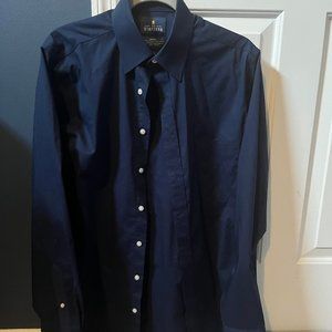 Stafford Men's Navy Dress Shirt